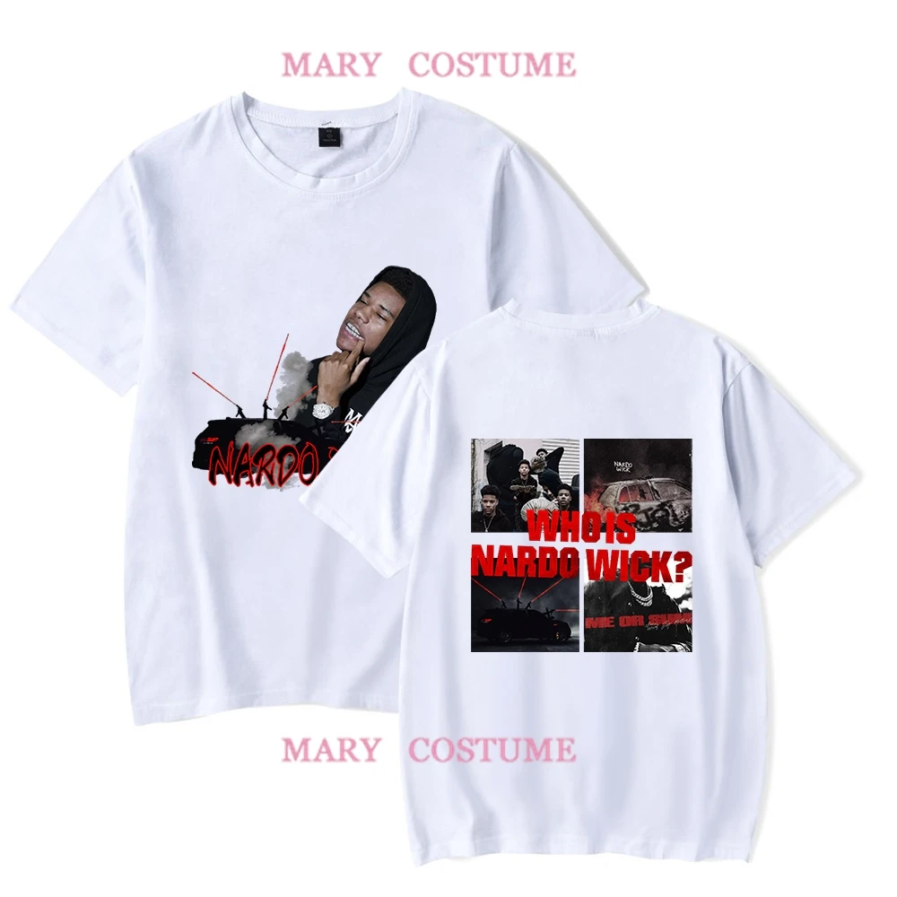 

Футболки Nardo Wick Who Is Nardo Wick Music альбом Merch Crewneck унисекс трендовый Повседневный Топ с коротким рукавом