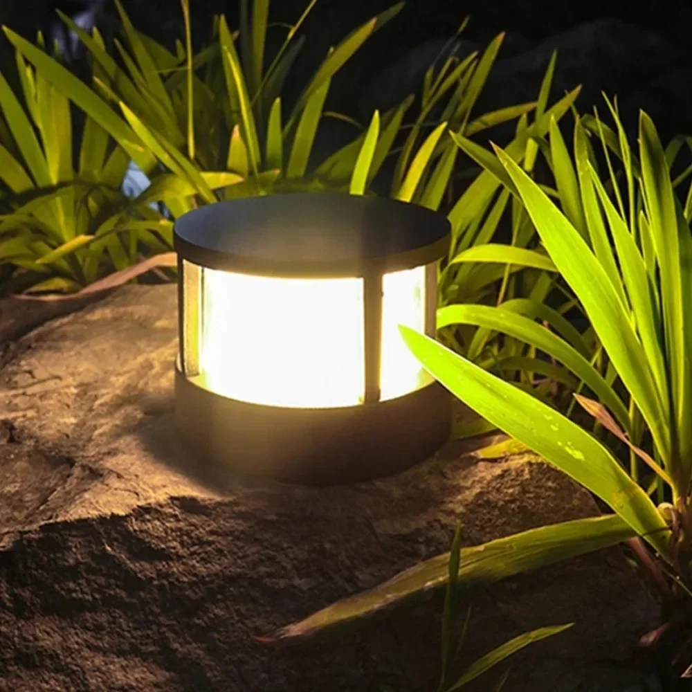 Outdoor Garden Porch Bollard Light Villa Column Lawn Lamp Waterproof IP65 Garden Landscape Lighting 2