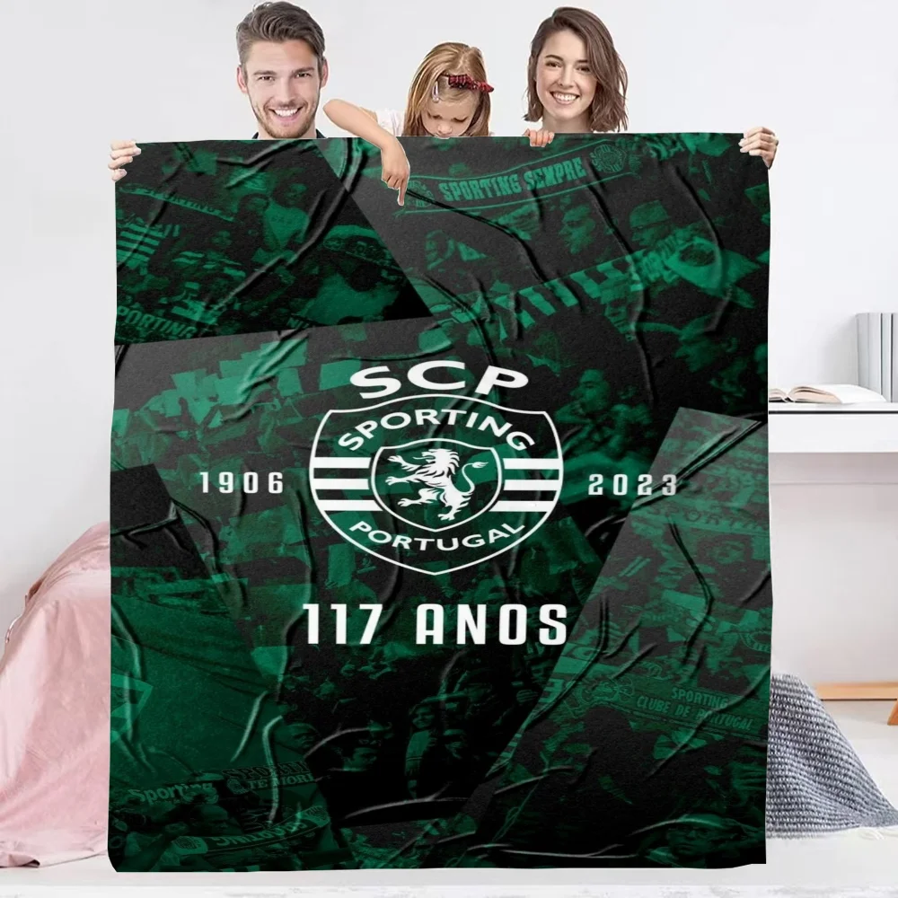 Portuguese Sporting Football Clubs Logo Children's Blanket for Winter Plaid Blankets Sofa Decoration Bed Throw Blankets & Throws 2