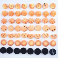 30Pcs/Lot New Fashion Cute Cookie Biscuits Shape Girl Hairpins Creative Funny Headwear Accessories Jewelry Party Gifts Wholesale