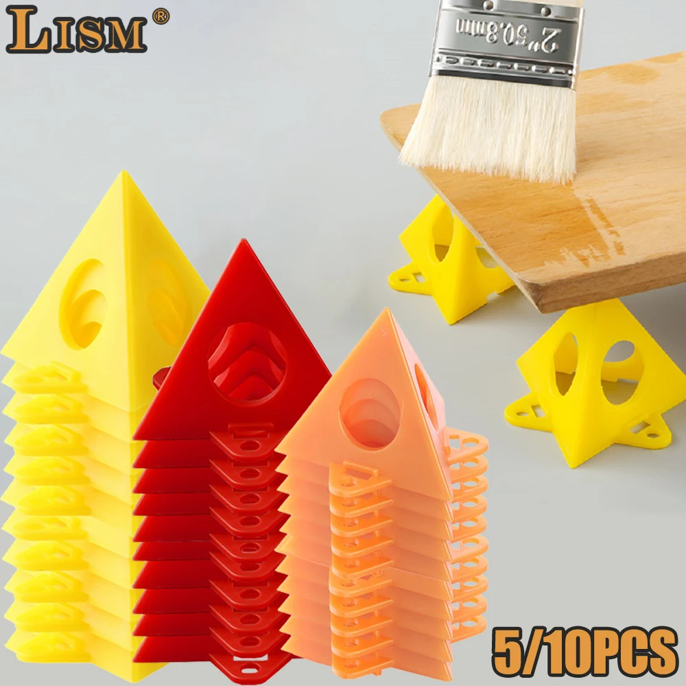 10pcs Painting Pyramids Stands Mini Triangular Canvas Stand Woodworking Use  Mini Painters Pyramid Stands Tools Plastic Bracket - AliExpress