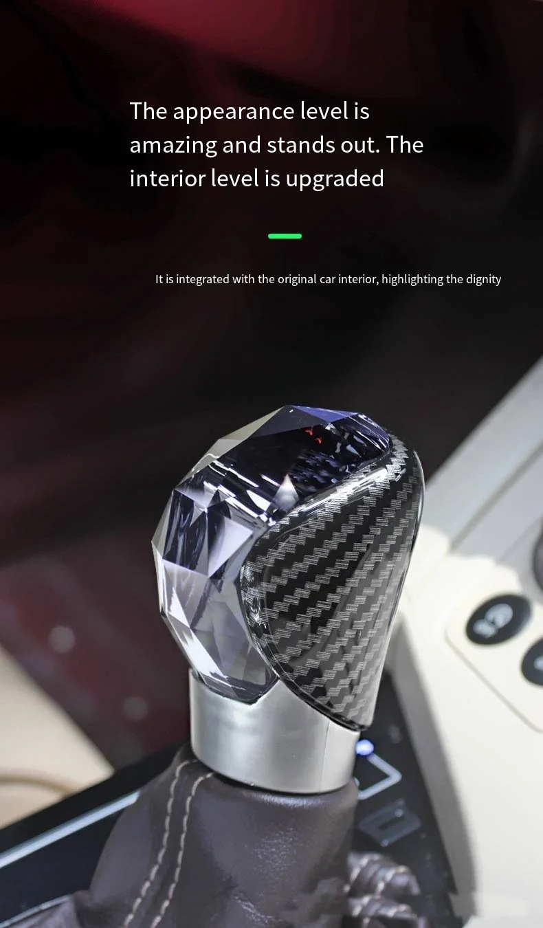 Crystal gear shift knob Suitable for Lexus 15-17 ES 15-20 NX 15-22 RX 15-21 IS 1