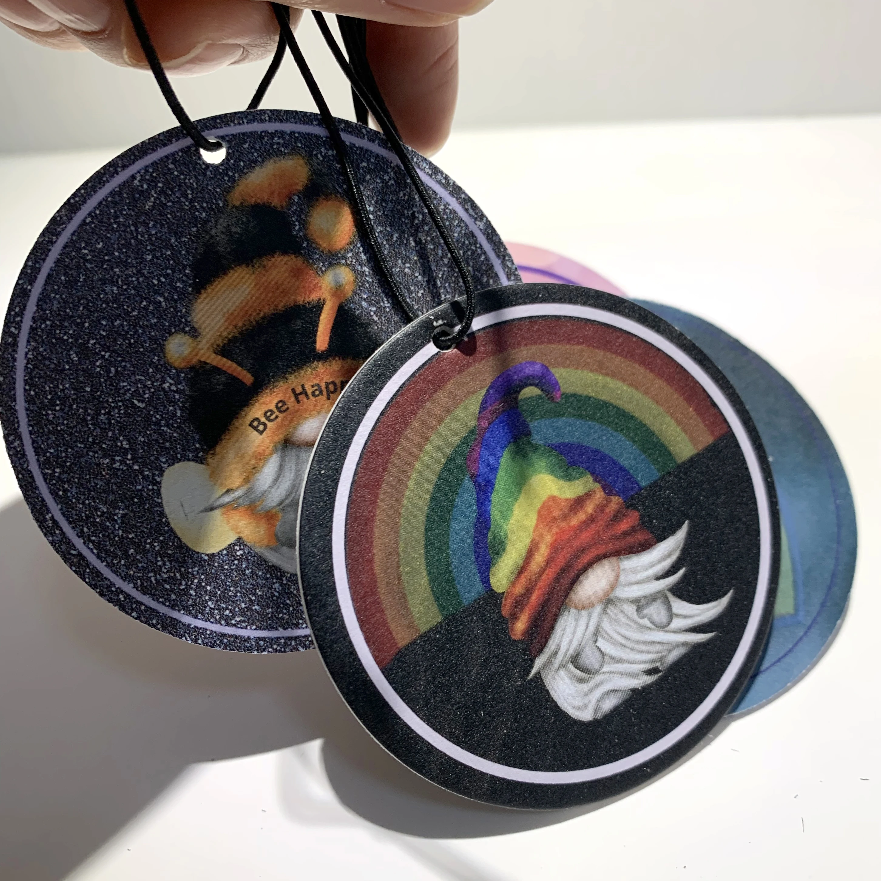 

Custom LOGO Gifts and Shape Air Freshener Car Aromatherapy Paperboard Christmas Decorations Individually Packaged Weeding