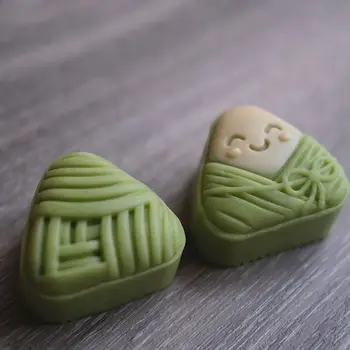 쌀만두 문케이크 몰드 스탬프 2 개, 녹두 케이크 금형, 수압 플라스틱 페이스트리, 주방 몰드, 50g