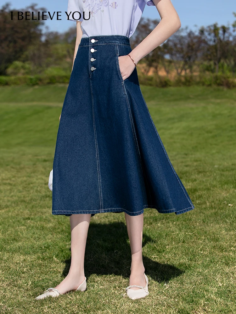ビキニ AGNEL denim skirt EB Denim Angeli Mini Skirt in Vintage Denim | REVOLVE