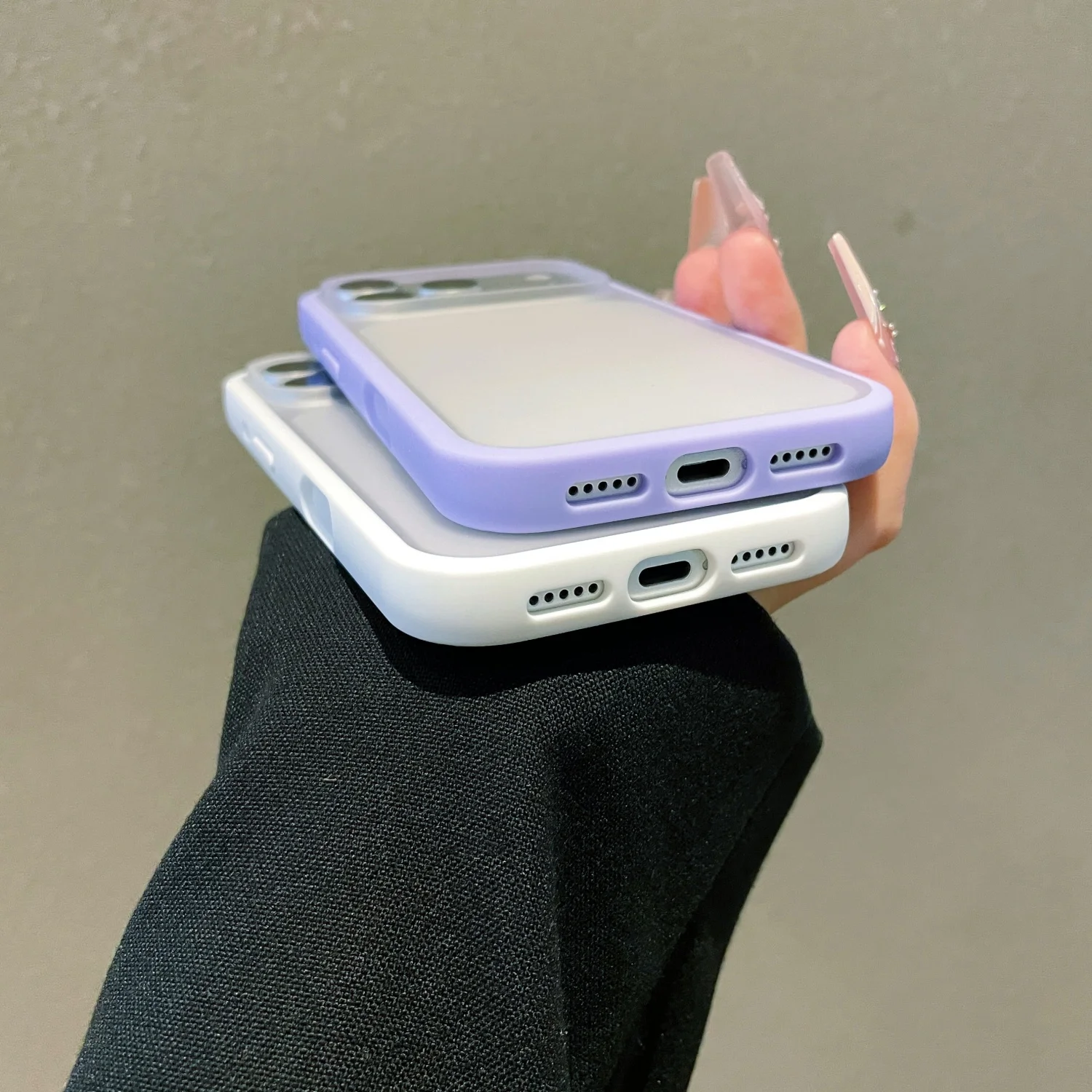 Fashion Minimalist Premium Matte Frosted Translucent Phone Case