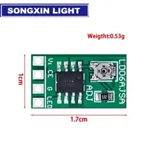 New 30-1500MA Adjustable Constant Current LED Driver DC 3.3V 3.7V 4.2V 5V PWM Control Board Buck Power module - Image 5