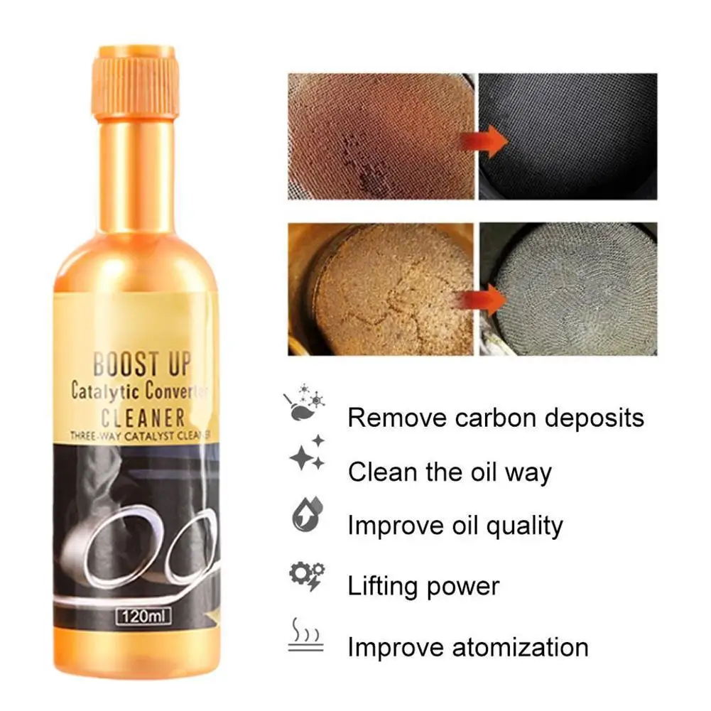 Catalytic Converter Cleaner 3pcs 120ml Automobile Engine CSV Clean Accelerators Catalysts Easy Cleaner