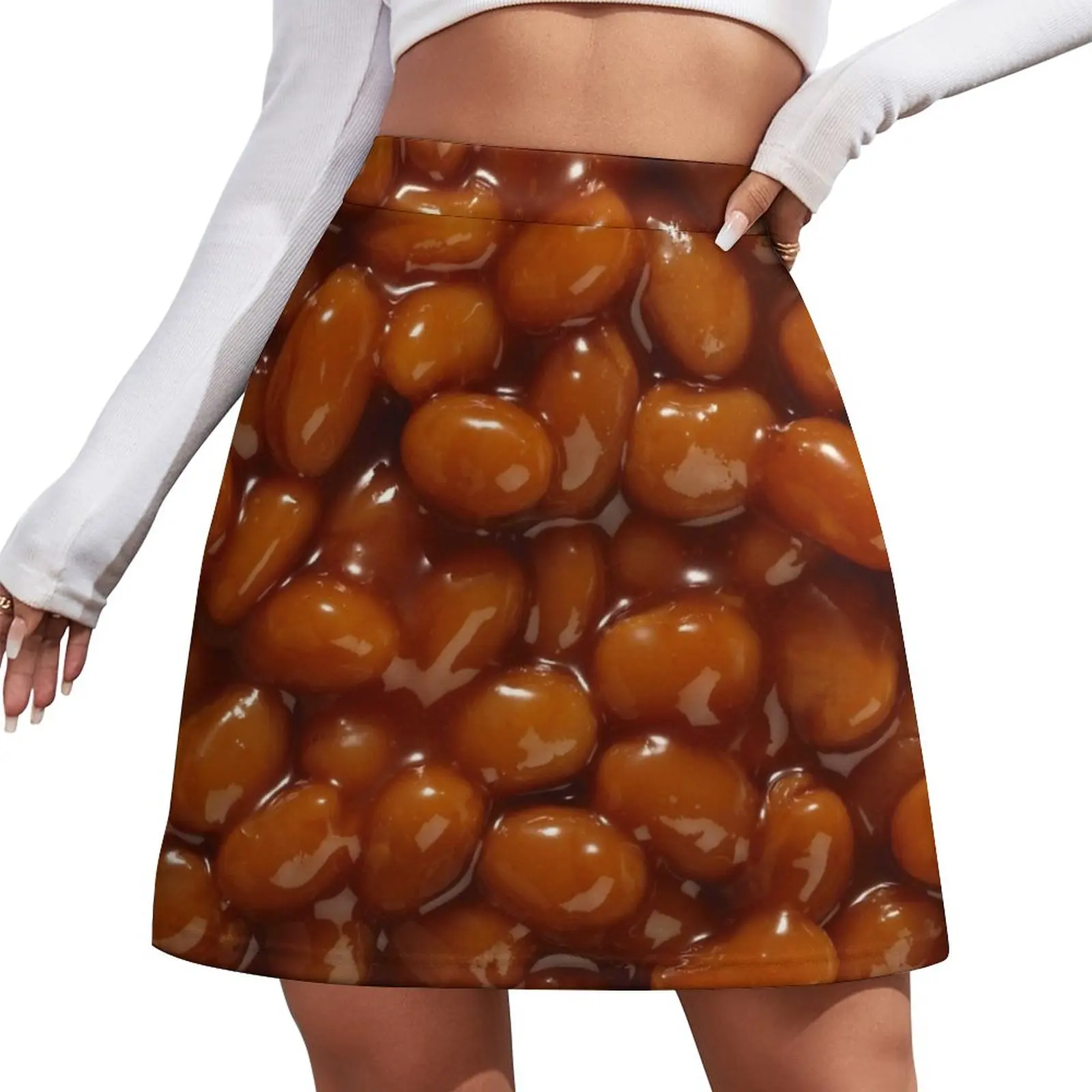 Baked Beans Mini Skirt mini skirt 90s aesthetic тени тон 03 baked clay