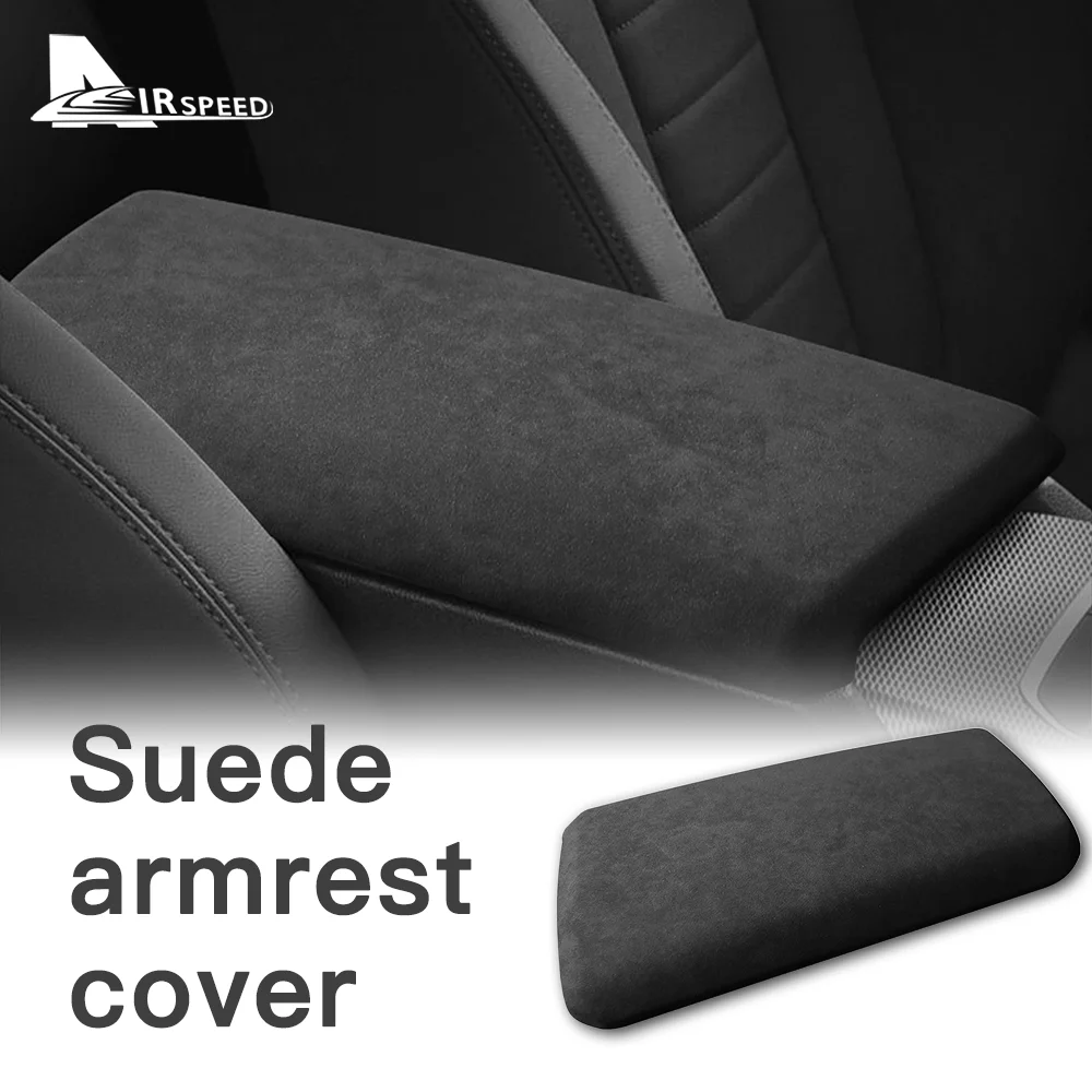 Bulopur Flannel Car Armrest Cover - Black Flag Design, 12.01x7.28 Inches, Universal Fit - View #6