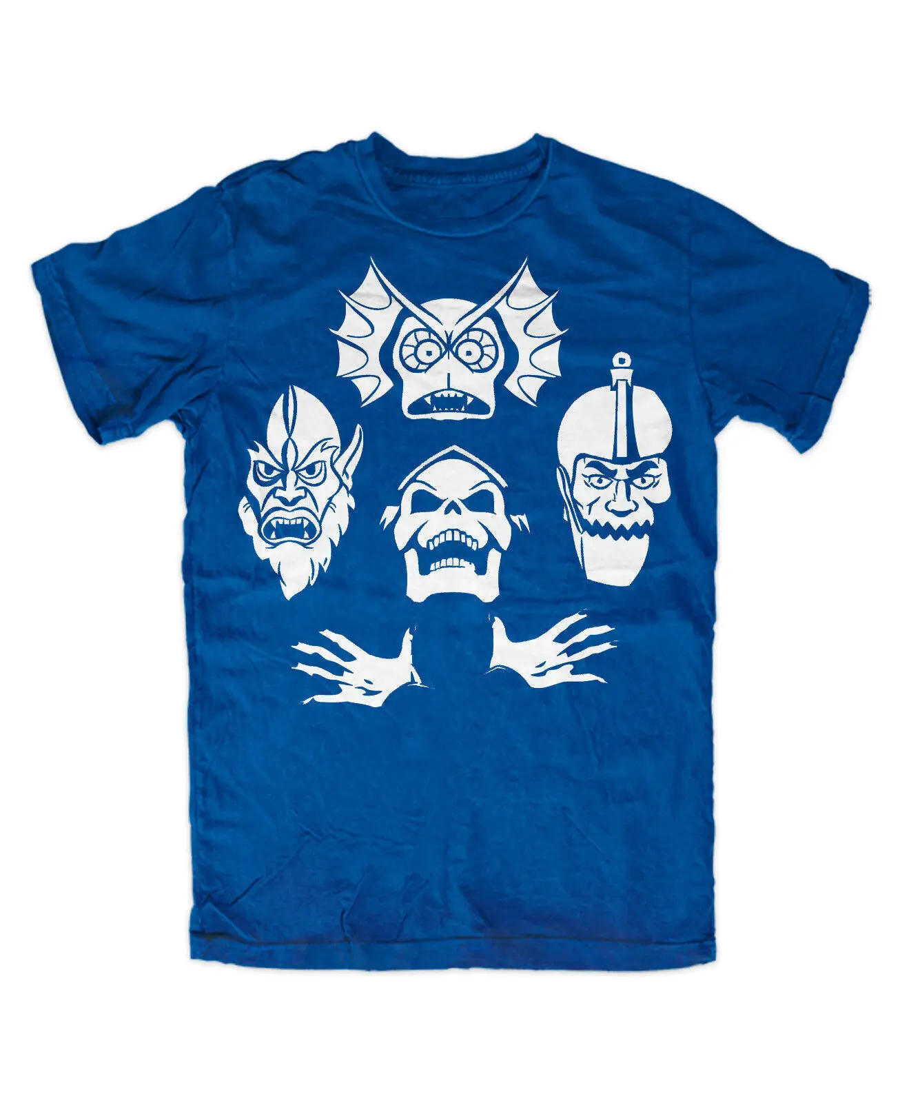 Skeletor Rapsody T Shirt Blue Motu Cult Universe Masters He Man Snake Mountain