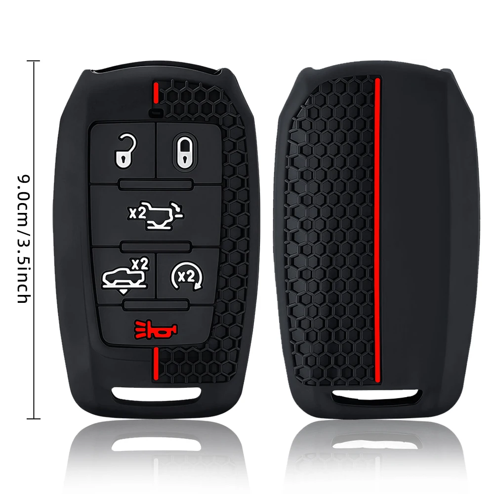 Durable Silicone Car Key Cover - Premium Keychain Accessory Shell