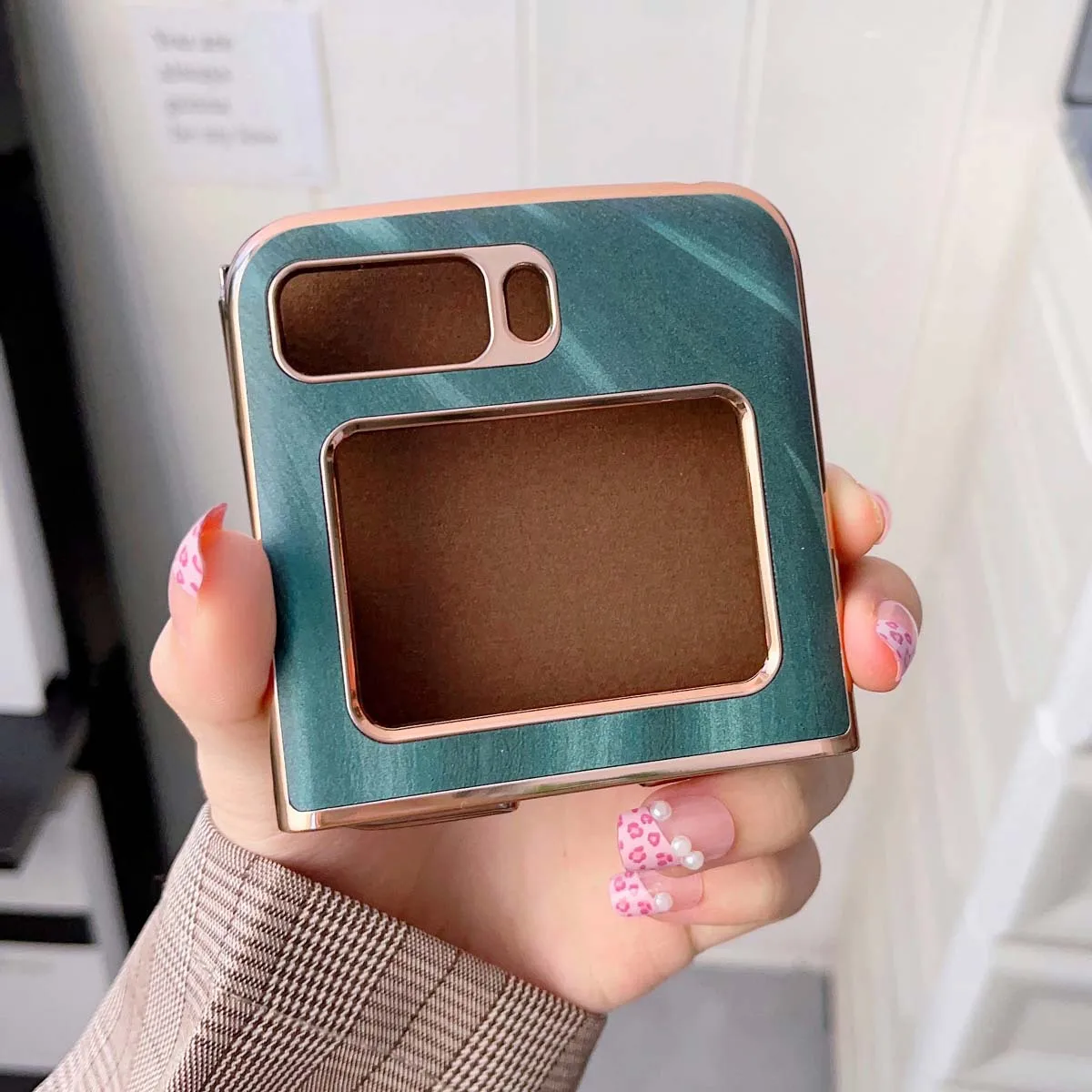 Custodia Rigida Per Telefono In Pelle Pu Premium Per Motorola Razr 2022/Razr 3/Gen 3/ Xt2251-1/Moto Razr 5G/Moto Razr 2/Razr 2020 Gen 2