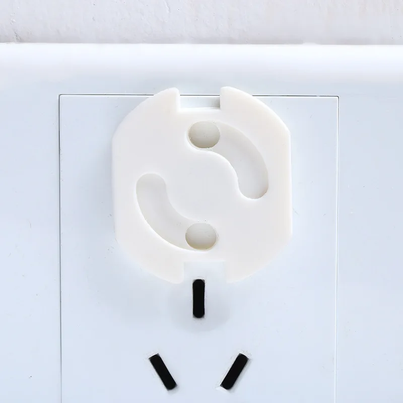 European Standard Baby Anti-electric Shock Socket Cover 10/1pcs Child Safety Rotating Socket Protection Cover Power Plug socket covers