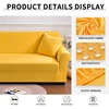 Water Repellent Sofa Cover Stretch Couch Cover Sofa Slipcover with Anti-Slip Foams Washable Furniture Protector for Kids, Pets 4