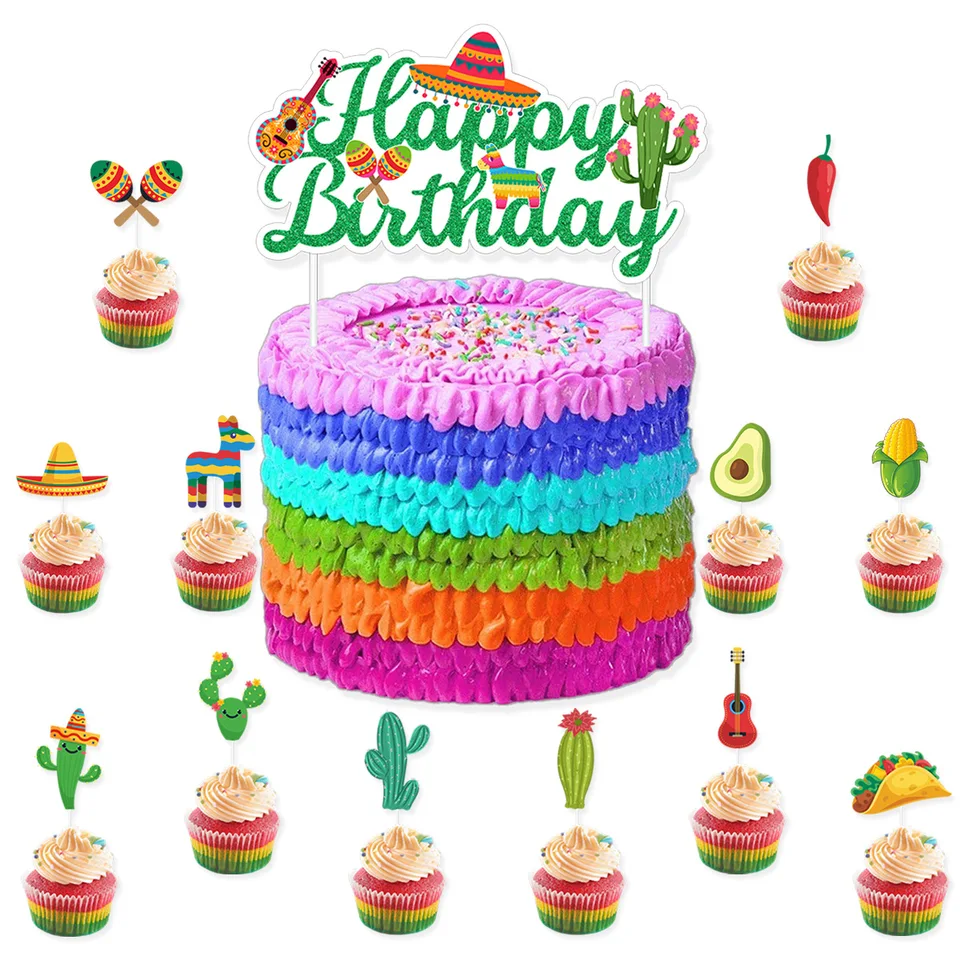 Decorazione Colorata Di Una Torta Di Compleanno Del Primo Anno Per Gemelli Buon Bianco Rosa E Blu Con La Candela 160612569