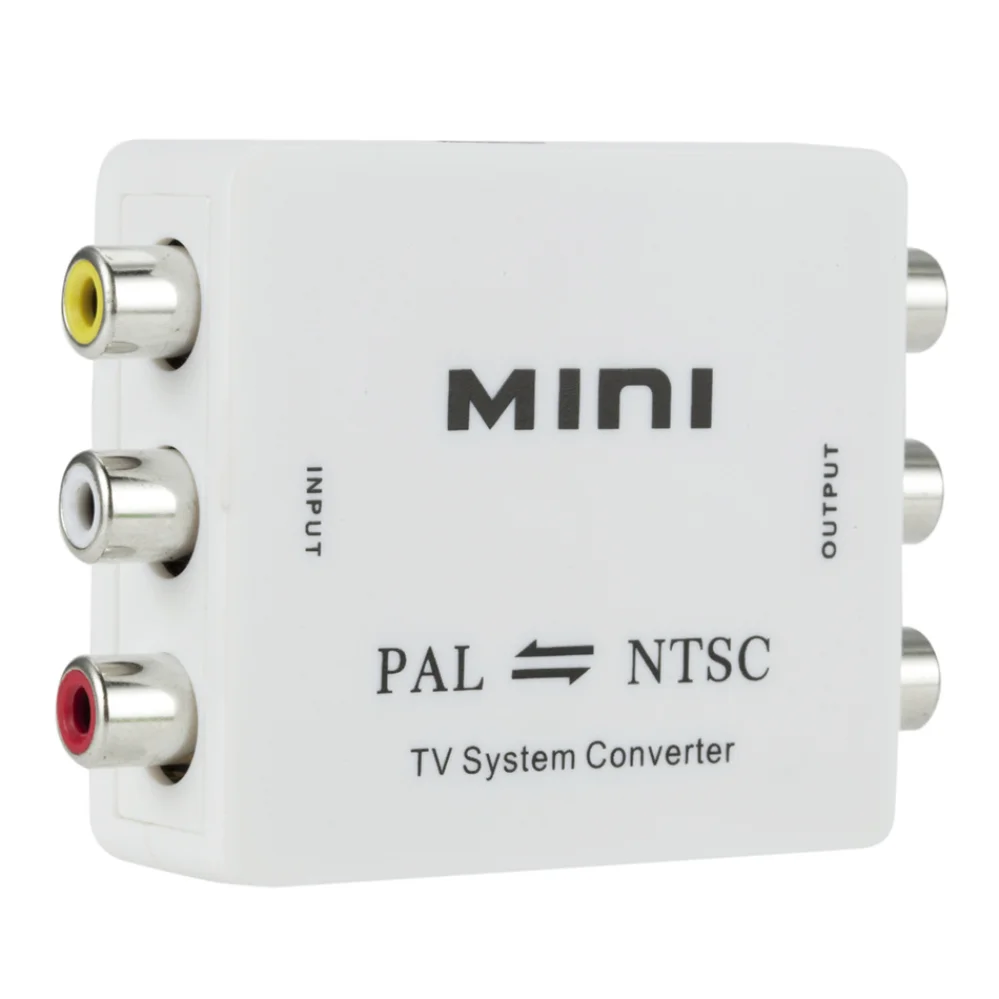 Mini PAL NTSC dwukierunkowy konwerter systemu telewizyjnego przełącznik PAL na NTSC NTSC na PAL dwukierunkowy konwerter telewizji kompozytowej