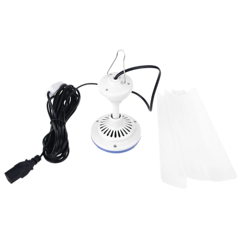 

48V 60V E-Bike Powered Ceiling Canopy Fan 19.6inch Hanging Camping Tent Fan Dropship