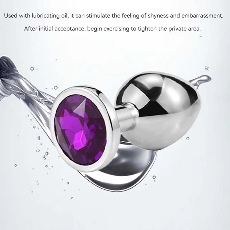 Anal Butt Plug for Unisex 5size