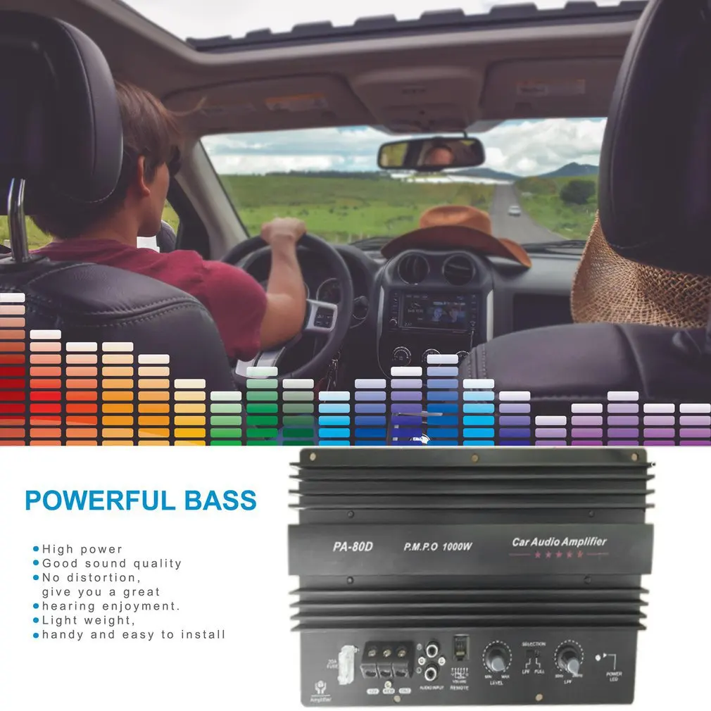    ڵ  Ŀ  ÷̾,  ̽   , ڵ  PA-80D, 12V, 1000W