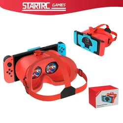 Nintendo Switch OLED VR Headset - Immersive 3D Glasses with Adjustable Lenses and Enhanced Gaming Experience (D)
