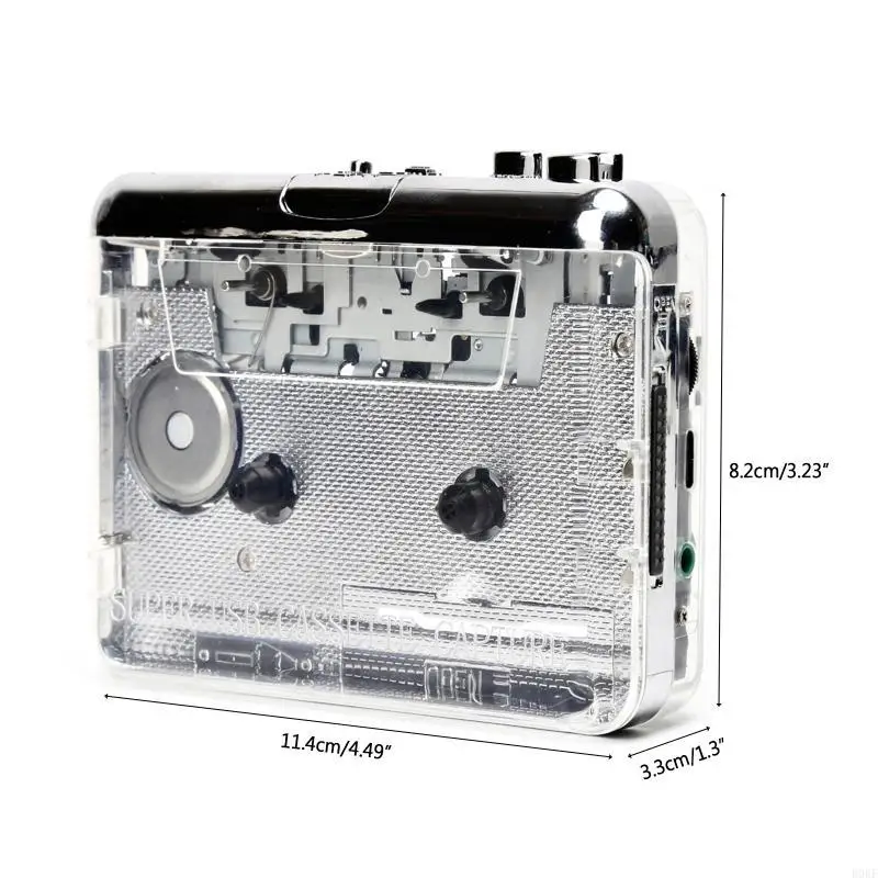 B0KF Convert Walkman Tape Player Cassette To MP3 Format WAV,MP3 Recording