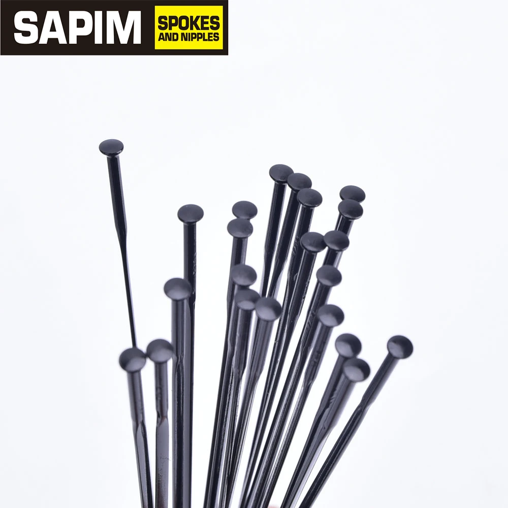 新品　sapim CX-Ray ブラック　ベント　24本 SAPIM CX-Ray Aero Bladed Bicycle Spokes J-BEND Straight Pull