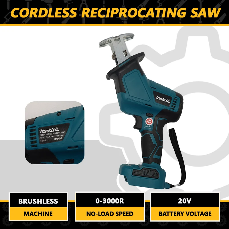 18V Makita Bseries Cordless Reciprocating Saw Portable Electric Saw
