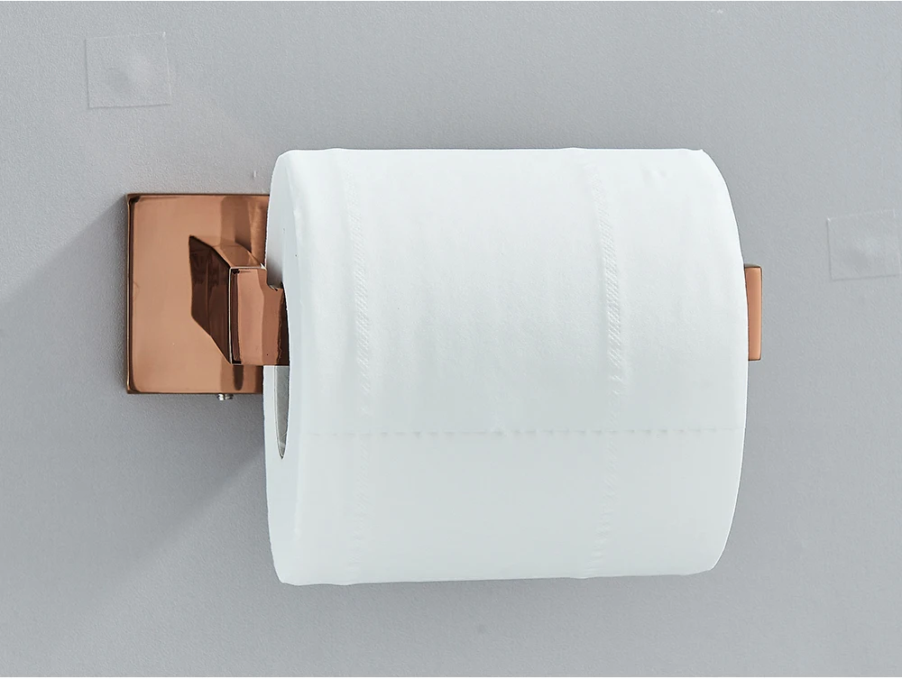 Description Picture 5 of itemRose Golden Bath Hardware Set Toilet Accessories Towel Rack Toilet Paper Holder Towel Bar Stainless Steel Bathroom Accessories