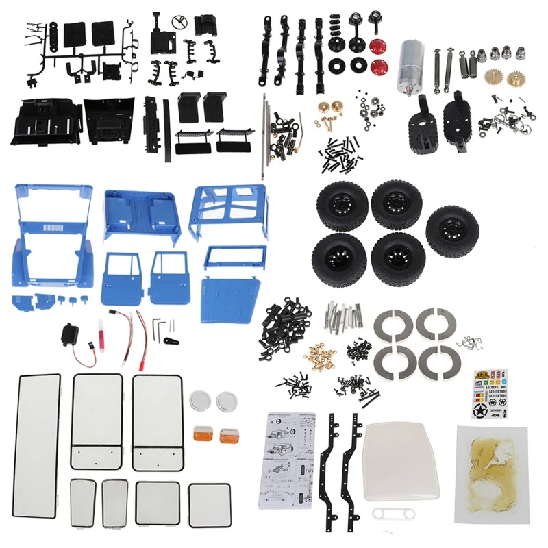 

WPL C34 Version Metal 1:16 FJ40 4WD Climbing Off-road Truck Car DIY Parts