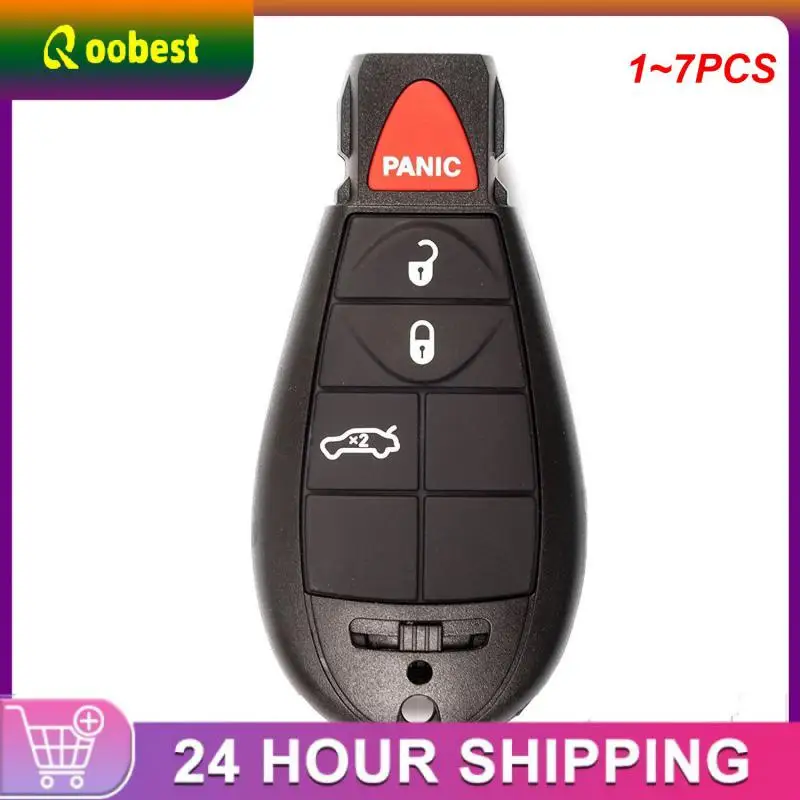 

1 ~ 7 шт., jingyuqin, фобик, дистанционный Автомобильный ключ 433 МГц, фобиза для Dodge RAM 1500 2500 3500 4500 2013-2018 56046953