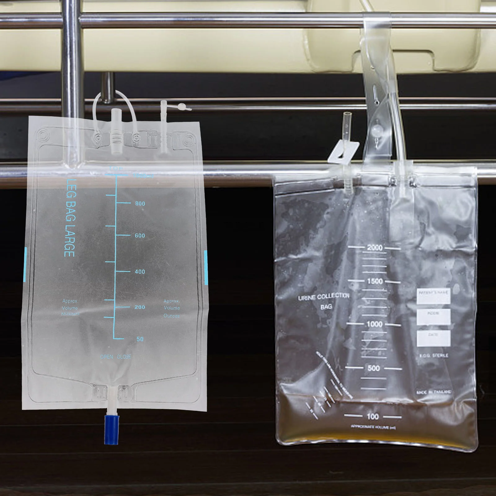 Liquid Storage Bag Urinary Drainage Disposable Pvc Urine Pouch 10 Pcs