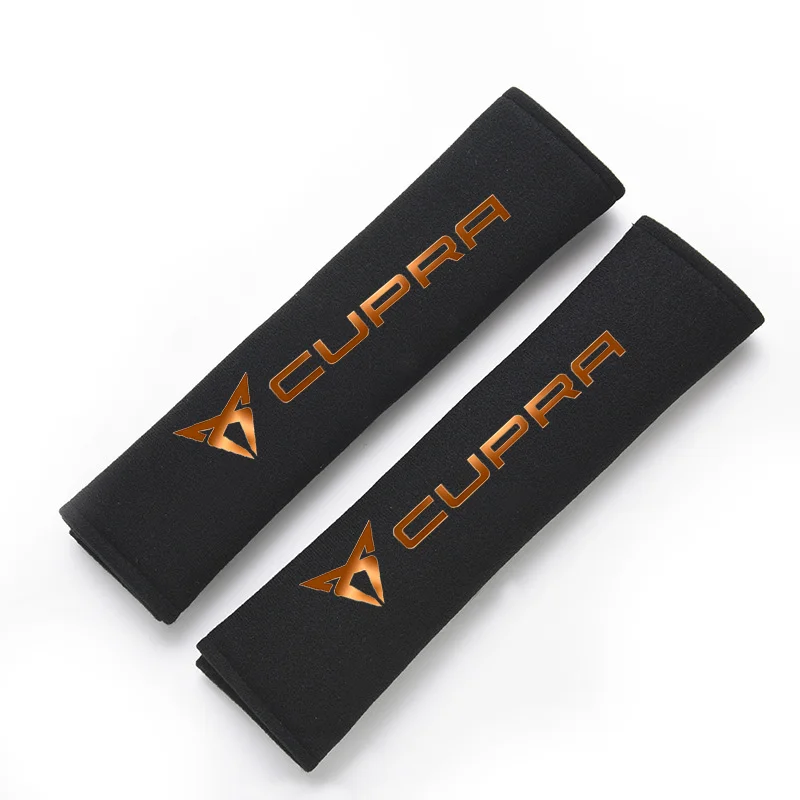 Protezione in pelle per cintura di sicurezza auto, 2 pezzi, per Seat Cupra Ateca Born Leon IBIZA Raval Formentor Terramar - immagine 4