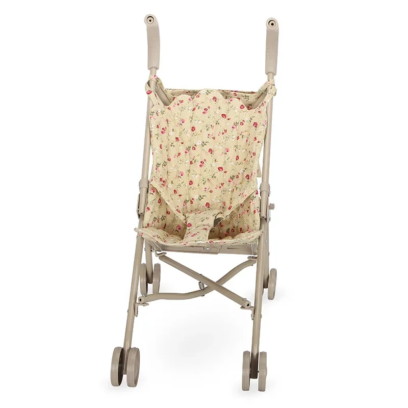 Baby Stroller Children's High View Toy Trolley Floral Fabric Toy Trolley Accompanied By Children Toys