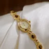 Oval Gold Women Watches Luxury Brand Dress Casual Quartz Small Dial Ladies Wrist Watches Rhinestone Gold Watches for Women 2025 6