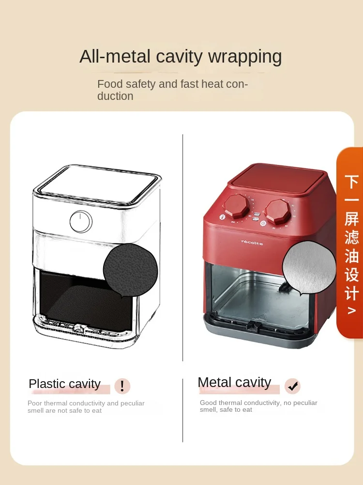 Special air fryer household new official flagship store oven integrated small electric fryer 2