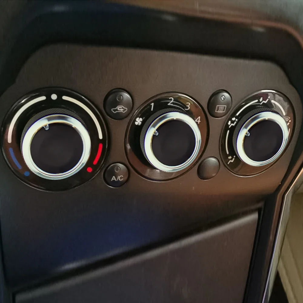 스즈키 스위프트 Ciaz 스플래시 마즈다 VX-1 ERTIGA 에어컨 손잡이 열 제어 스위치 버튼 손잡이 용 3Pcs 자동차 AC 손잡이