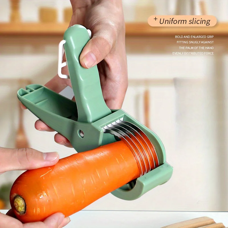 Kitchen Stainless Steel Fruit and Vegetable Slicer Multifunctional Vegetable Salad Fruit Slicer