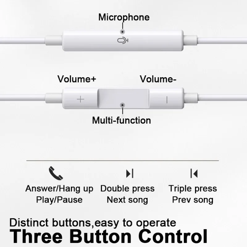 Original Type C Wired Earphones For Samsung Galaxy S25 S24 S23 S22 S21 Ultra Plus 3.5mm In-ear Earbuds HD Microphone Headphones 4