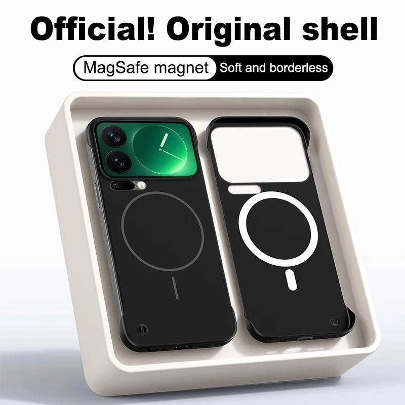 Ultra Thin Magnetic Shockproof Phone Case - Hard Cover with Magsafe Compatibility