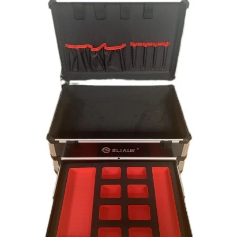 Aluminum Alloy Drawer Tool Box Multifunction Hardware Tools Storage Boxes Large Capacity Safety Equipment Organizer Accessories 4