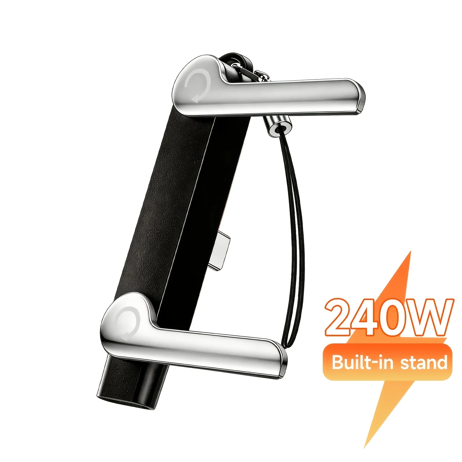 ตัวเลือกสินค้า อะแดปเตอร์ชาร์จ Type-C 240W ชาร์จเร็ว พร้อมที่วางพับได้