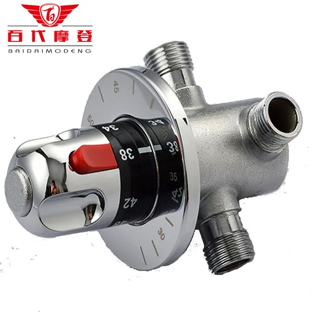 Thermostatic ก๊อกน้ำสำหรับห้องอาบน้ำควบคุมอัจฉริยะอุณหภูมิและซ่อนวาล์วเกียร์อุปกรณ์เสริม 1