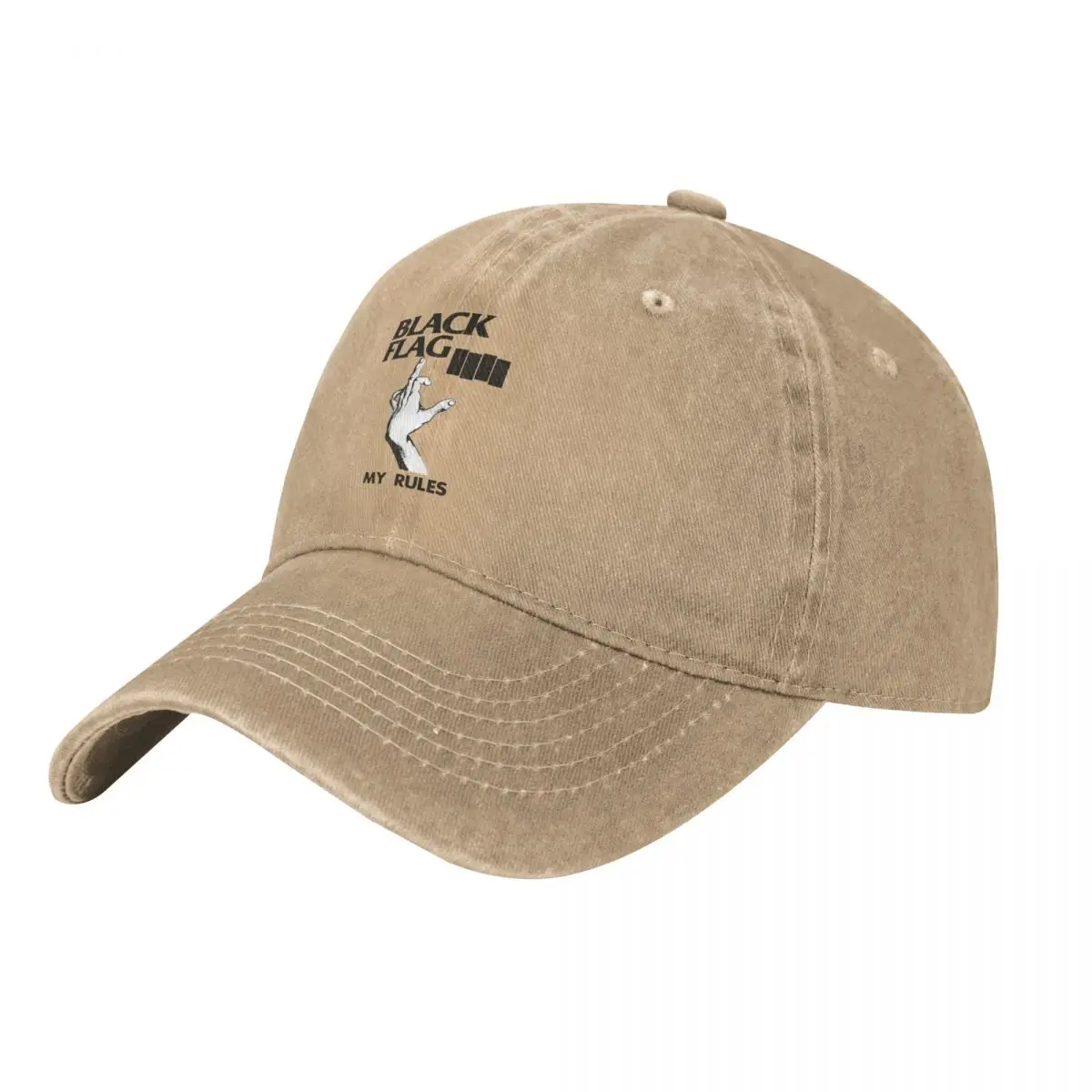 

Black Flag Baseball Caps Peaked Cap Black Flags Sun Shade Hats for Men