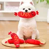 Dog Sound Plush Toy Hot Dog Chewing Toy Pet Grinding Teeth Squeaky Plush Toy Puppy Bite-resistant Interactive Chew Toy ﻿ 4