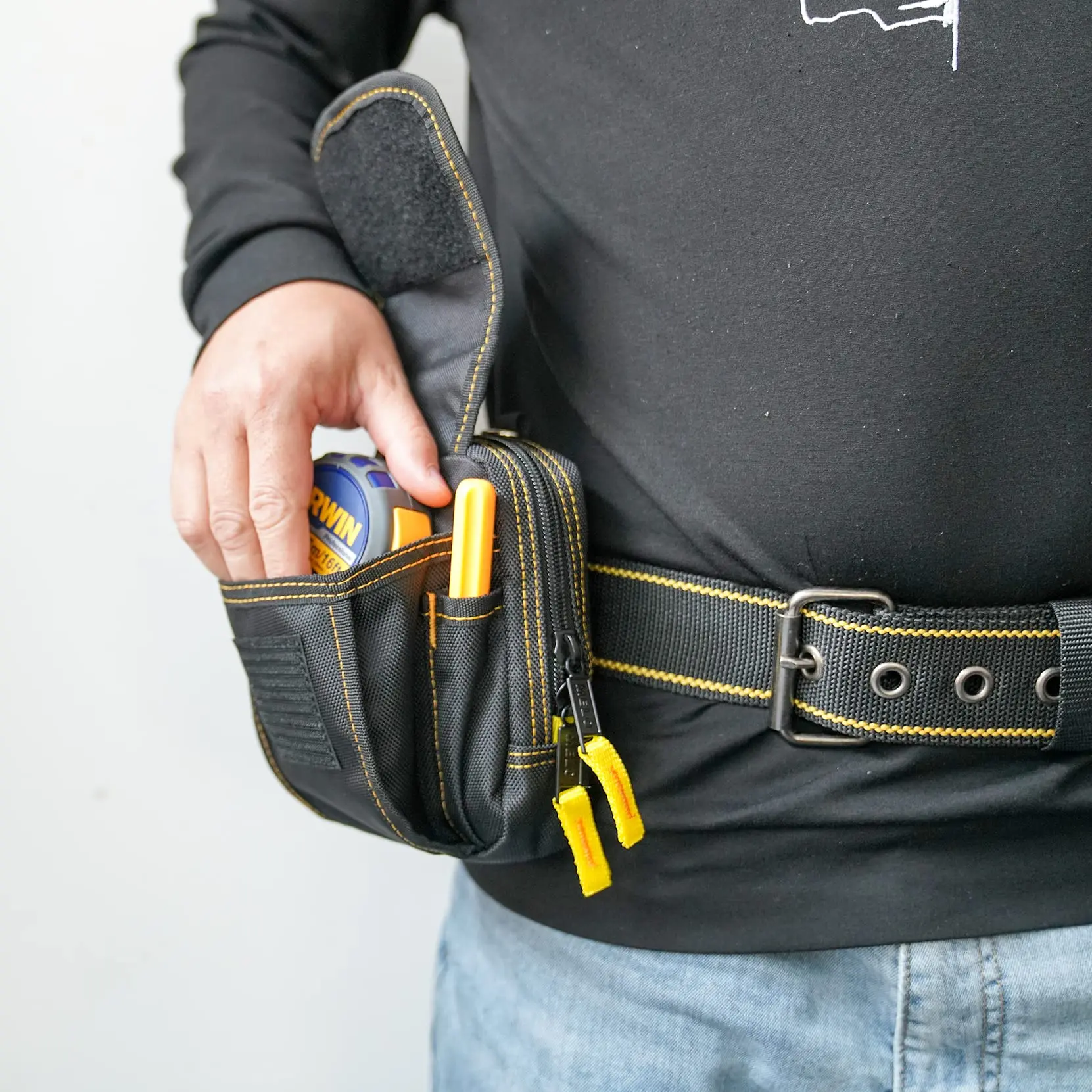 Small Pouch MELOTOUGH 7-Pocket Technician Tool Pouch- Pouch,Clip