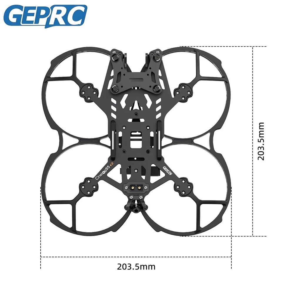 GEPRC CineLog35 V3 Frame 142mm FPV Drone Châssis O4 Pro