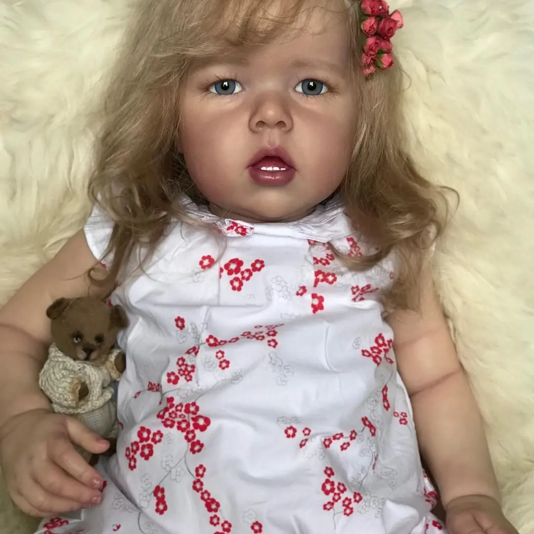 

Liam 20-22 Inch Bebe Reborn boneca bebe Doll Handmade Painted Lifelike Rooted Hair Newborn bebê реборн девочка Gifts for Child