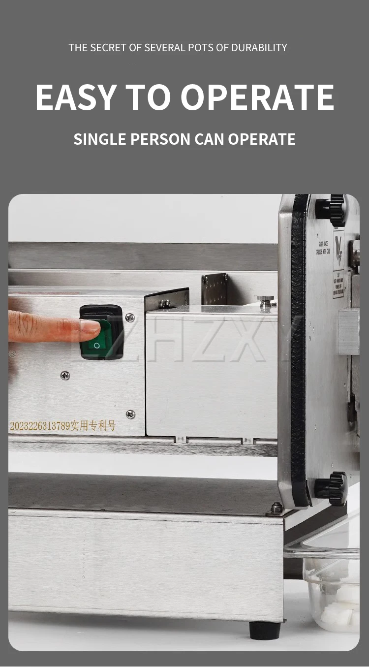 Description Picture 6 of itemElectric wolf tooth potato cutting machine wave potato chips corrugated cutter fully automatic commercial