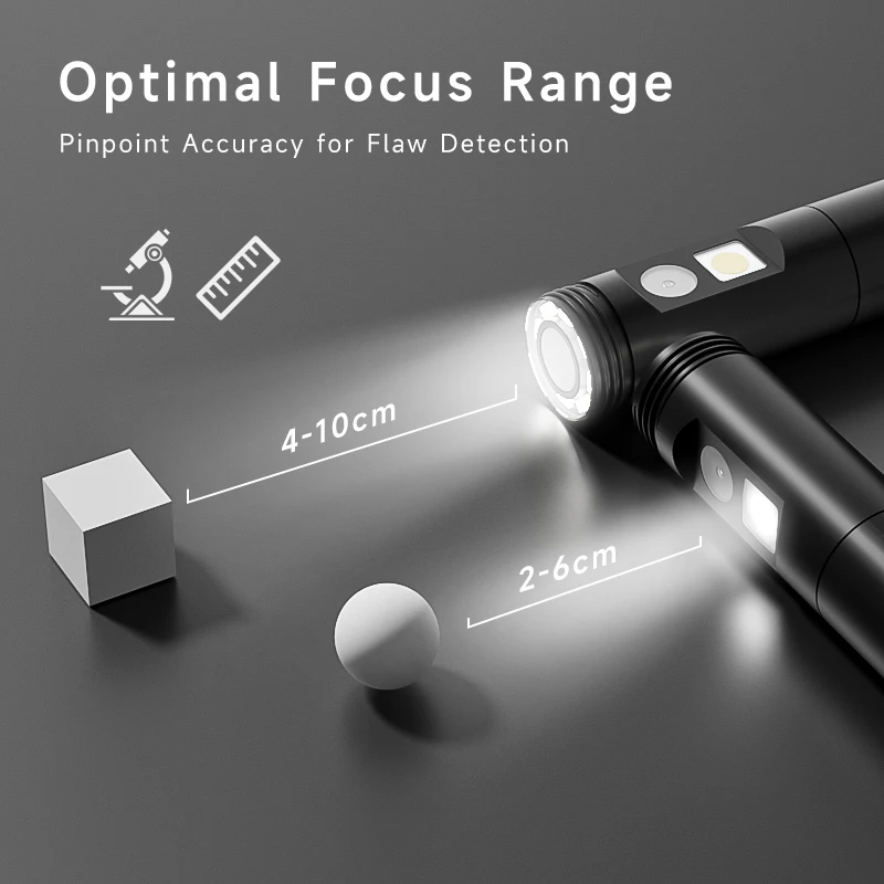 1-100m 4.3'' IPS Industrial Borescope 1080P Singe Dual 8mm Lens IP67 Rigid Cable Split Design Screen Endoscope Inspection Camera 5